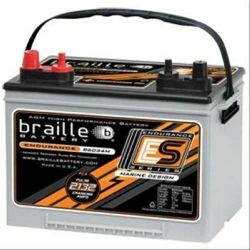 Braille Auto Battery B6034m Endurance 12v Deep Cycle/starting 1370 Cranking Amps